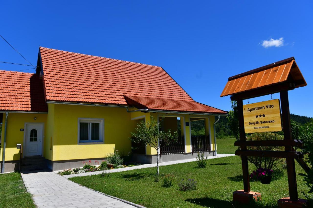 Apartman Vito Saborsko Buitenkant foto